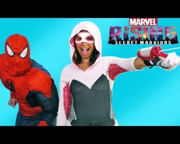 Marvel Rising Ghost Spider Web Slinger ! || Toy Review || Konas2002