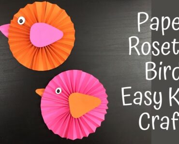 Paper bird for kids / paper craft / easy kids craft ideas / paper craft for school / nursery crafts