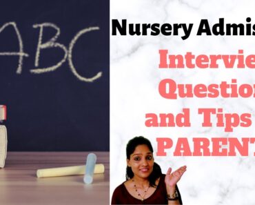 Parents’ interview questions and tips(by a preschool teacher)for school admission| English and Hindi