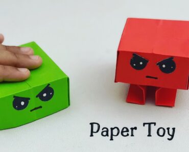 How To Make Easy Paper Toy  For Kids / Nursery Craft Ideas / Paper Craft Easy / KIDS crafts