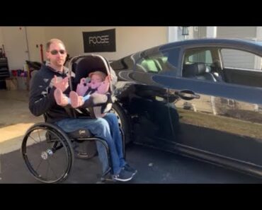 Paralpegic Parenting: Transferring a Baby Carrier Into a Two Door Car