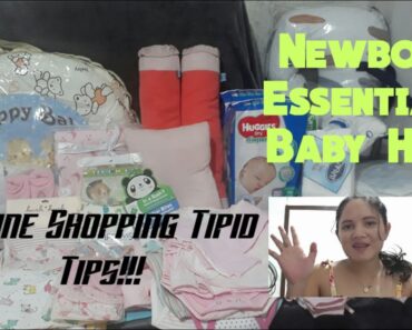 Newborn Essentials| Baby Haul: Online Shopping Tipid Tips| Aura Mismo