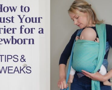 How to Adjust Your Carrier for a Newborn Baby | Meh Dai Tips | CAIRIS