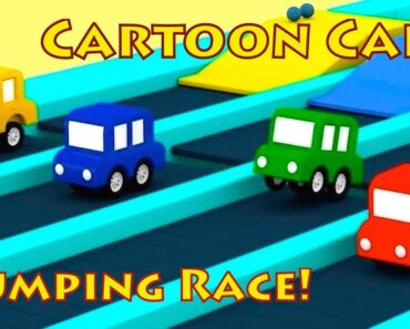 JUMPING RACE! – Cartoon Cars – Children's Animation – Compilation Cartoons for Kids