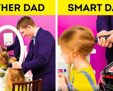 OTHER DAD vs SMART DAD || It works! Amazing hacks that every parent should know