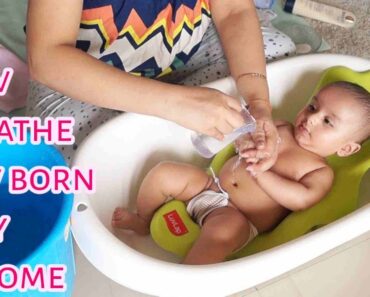how to bathe new born baby? Baby bath at home with tips and suggestions