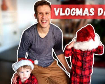 We babysat our NEPHEWS! (Christmas crafts for young kids + babysitting craft ideas) | Vlogmas Day 7
