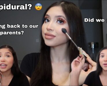 ANSWERING ALL OF YOUR JUICY QUESTIONS WHILE I DO MY MAKEUP! (PREGNANCY, DID WE PLAN IT? MOVING?)