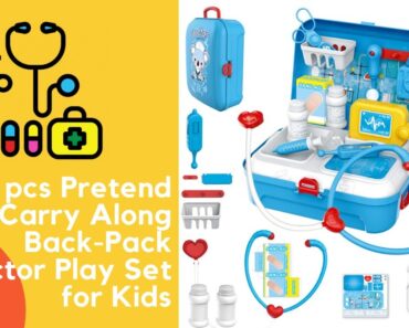 17 Piece Kids Doctor Set unboxing and review | Role play game