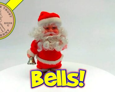 Vintage Santa Claus Shuffling Bell Ringer Toy Kids Toy Reviews