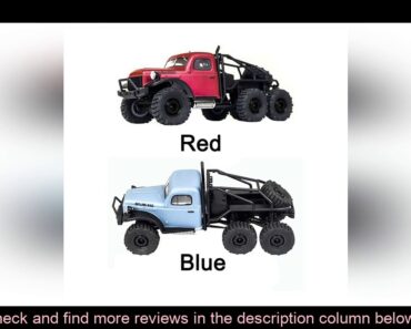 Review 1:18 6WD Kids Toy Waterproof RC Car Simulation Vintage With Light Climbing Portable Vehicle