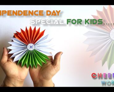 TRICOLOUR PAPER CRAFT | INDEPENDENCE DAY Special For Kids | Tricolour Craft Ideas |Simple craft idea