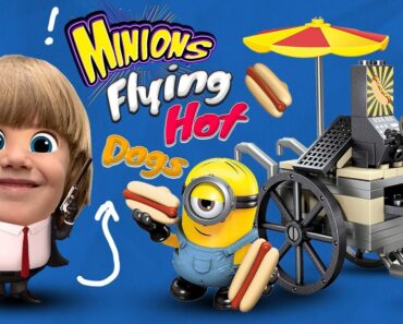 Minions Mega Bloks Despicable Hot Dogs Car Toy Playset (Gertit ToysReview)