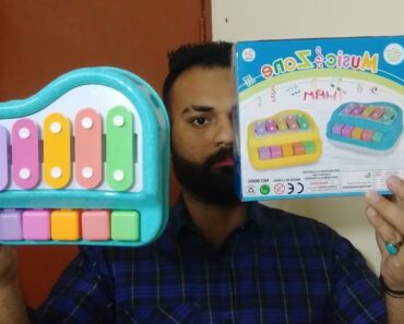 Music Zone Toy | Unboxing & Review | 3+ Ages | Xylophone | Hand Knock Music Toy Piano For Kids