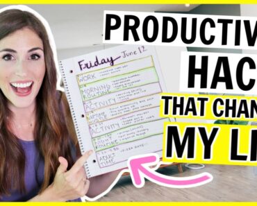 LIFE CHANGING PRODUCTIVITY SECRET TO GET MORE DONE! | Scheduling Hacks For Moms | How to Time Block