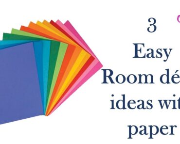 3 easy Room decor ideas with paper | paper crafts  | Budget decor | easy & inexpensive ideas