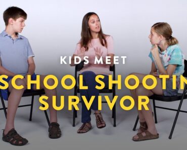Kids Meet a School Shooting Survivor | Kids Meet | HiHo Kids
