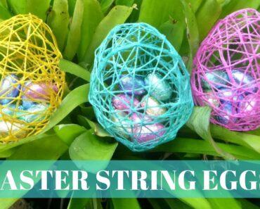 Easter Crafts – DIY Easter String Eggs