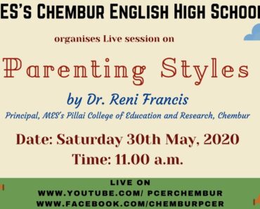 LIVE session on Parenting Styles by Dr. Reni Francis