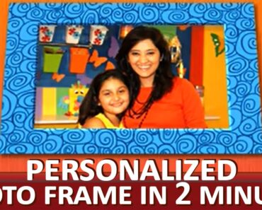 How To Make A Creative Photo Frame – "Paper Art and Craft Ideas"