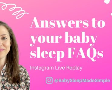Answering common baby sleep questions