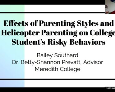 Effects of Helicopter Parenting and Parenting Styles on College Students’ Risky Behaviors
