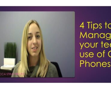 4 Parenting Tips to Manage your teens use of technology & Cell Phones (2020)