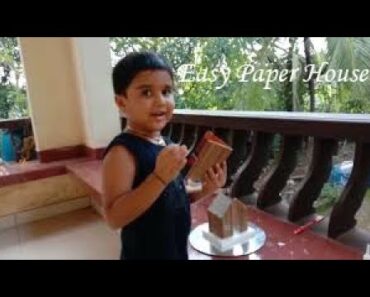 How To Make Easy Paper House For Kids / Nursery Craft Ideas / Paper Craft Easy  – vaishnav craft