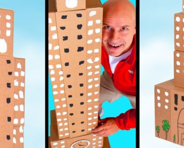Cardboard Skyscraper – Craft Ideas with Boxes | DIY on Box Yourself