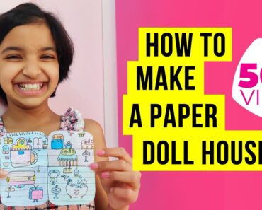Create Cute Paper Doll House for Kids | Paper Craft | DIY