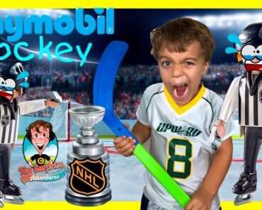 PLAYMOBIL NHL Hockey Super Playset Toy Review Family Fun Best Kid Toys  |  Toy Surprise Adventures