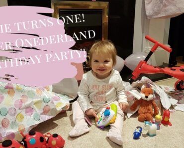 Baby health scare and first birthday Winter Onederland
