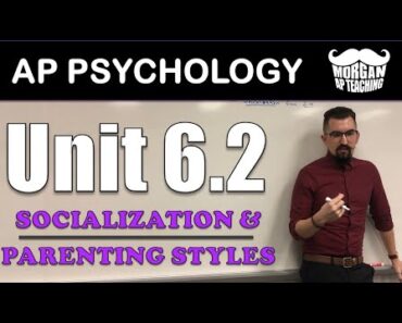 AP Psychology – Unit 6.2 – Socialization & Parenting Styles