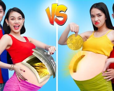 Must Watch New Funny Video 2021 Rich Pregnant VS Broke Pregnant  Funny Pregnancy Moments