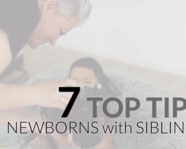 7 TIPS when Photographing Siblings with Newborn Babies