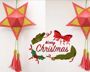 Origami paper star | easy paper crafts | Christmas Craft ideas | Christmas Ornaments | Kids crafts