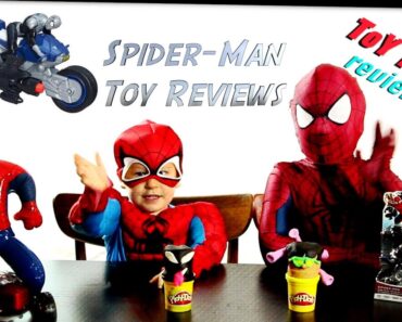 Spiderman Play-Doh Surprise Eggs and Toy Review