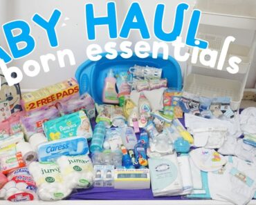 NEWBORN BABY HAUL ESSENTIALS – FIRST TIME YOUNG MOM (COVID BABY) Philippines |Coleen