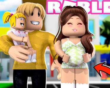 Rich Family in Roblox Adopting Goldie – Brookhaven Roleplay