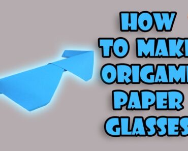 How to make easy Origami paper GLASSES for kids/Nursery Craft Ideas/ Paper Craft Easy / Child crafts
