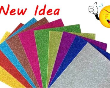 Glitter Paper New Idea 💡 DIY Glitter Craft Ideas 🏠 Best Home Decoration Ideas