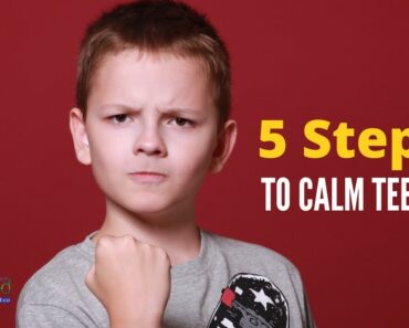 5 Steps to help pre-teens and teenagers calm down #manageyourmind #parenting #teenager