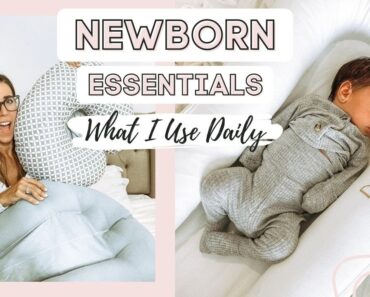 NEWBORN ESSENTIALS | What I Use DAILY | Full Quick List + TIPS | Mom Of Two | Laura Gimbert
