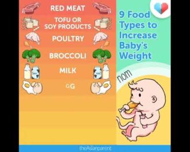 9 Food To Increase Baby's Weight #baby'Health #baby'sFood