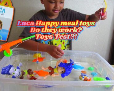 Luca McDonald's kids happy meal toys, Do they work , Toys test review 2021