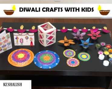Diwali Craft with Kids | DIY Diwali Paper Decoration Ideas | Paper Toran Wall Decor | Diwali Crafts