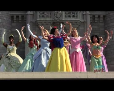 All 11 Disney Princess gathering for the first time for Merida's coronation at Walt Disney World