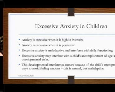 Wednesday Webinar: Parenting the Anxious Child