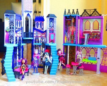 MONSTER HIGH SCHOOL PLAYSET Unboxing Toys Review | itsplaytime612