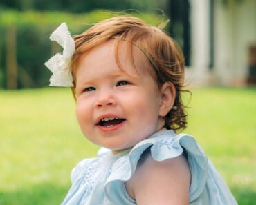 Baby Lilibet has her dad’s red hair in an adorable new first-birthday photo